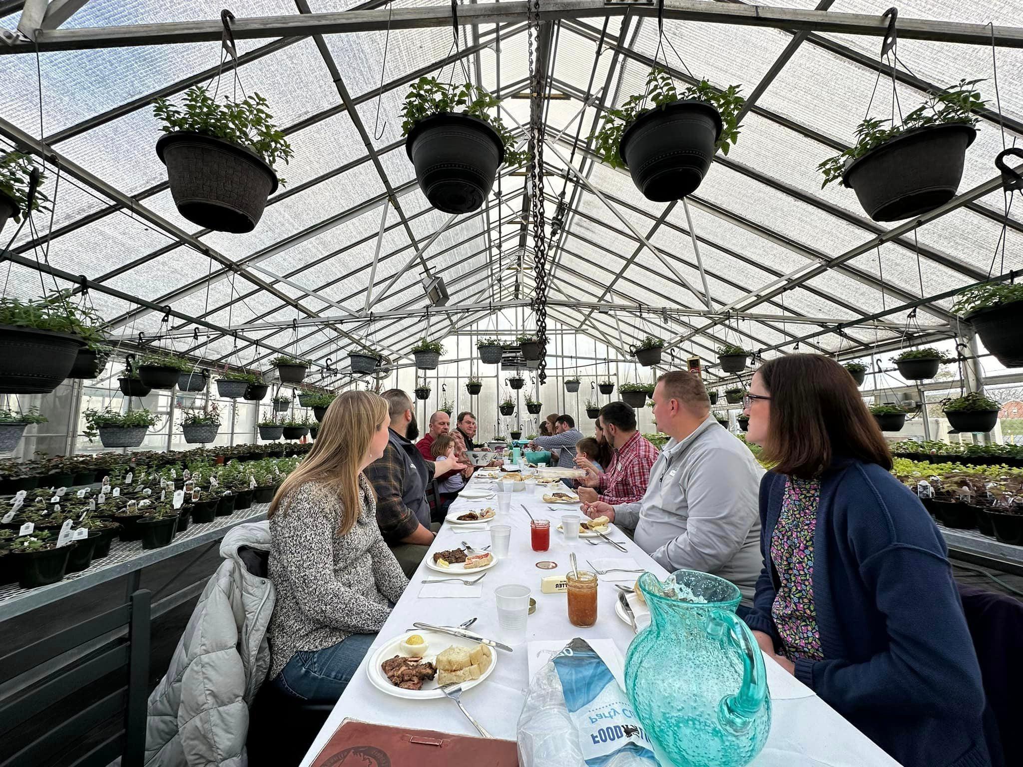 VALOR Class VI greenhouse dinner